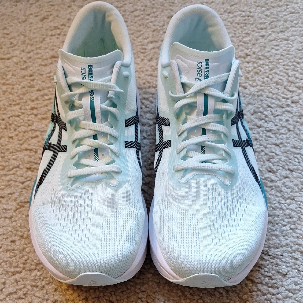 ASICS Men's Magic Speed Running Shoes, Size 12 Aqua